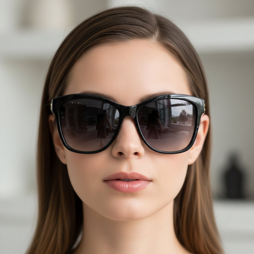 Gafas Oversized Brown Editorial