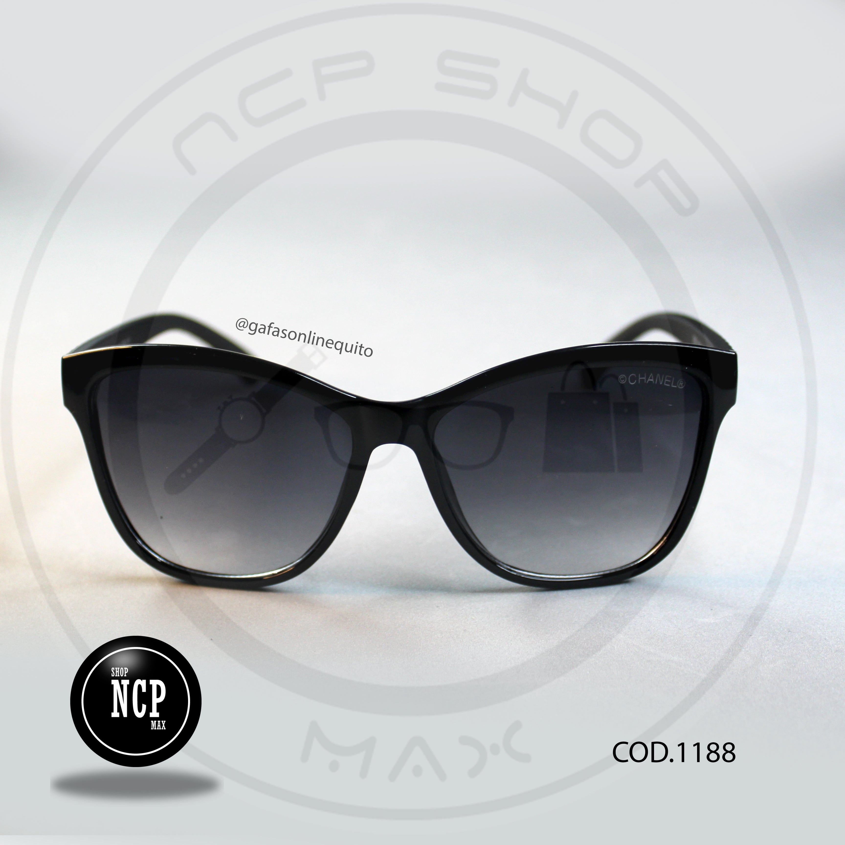 Gafas Oversized Brown Editorial