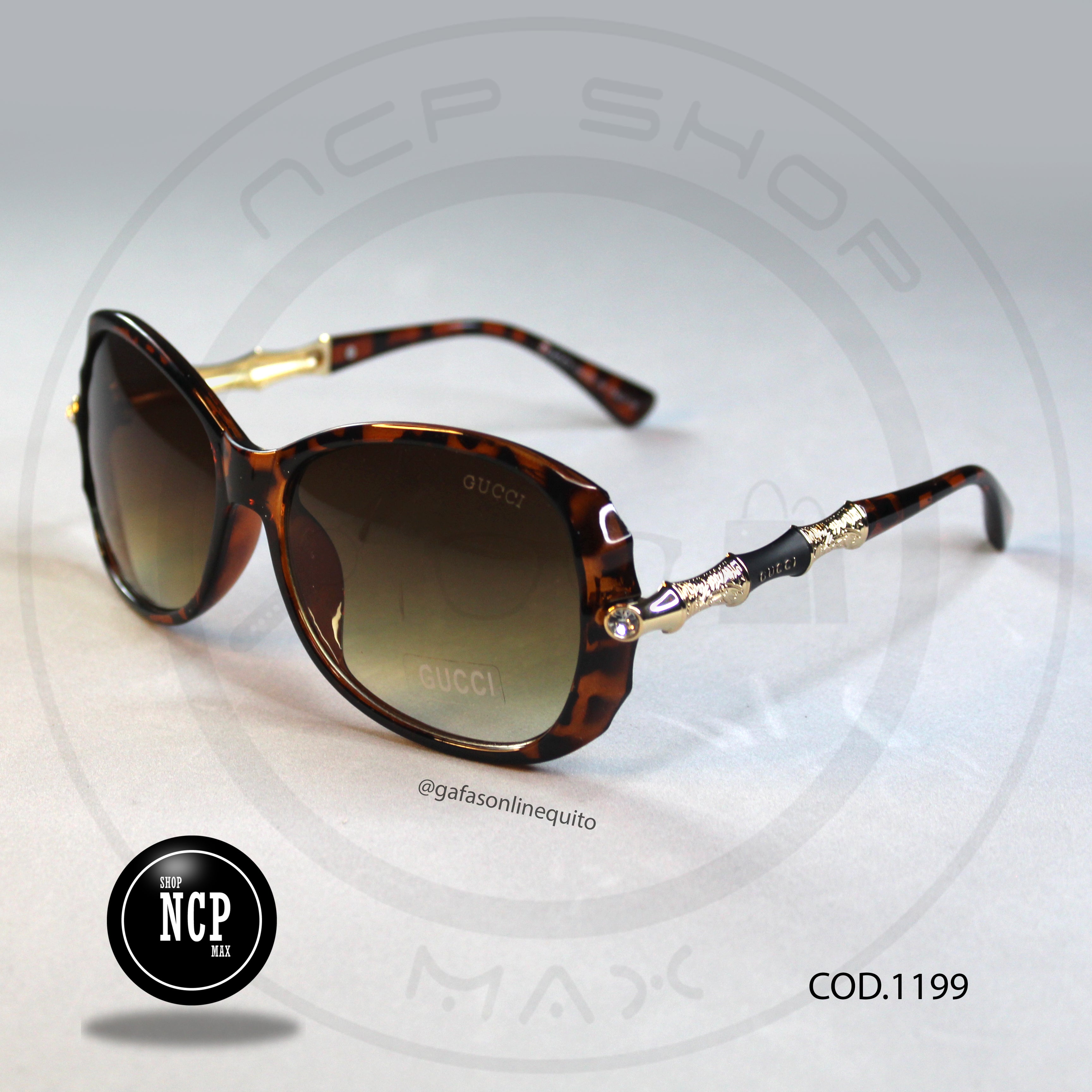 Gafas Animal Print Gradient Premium