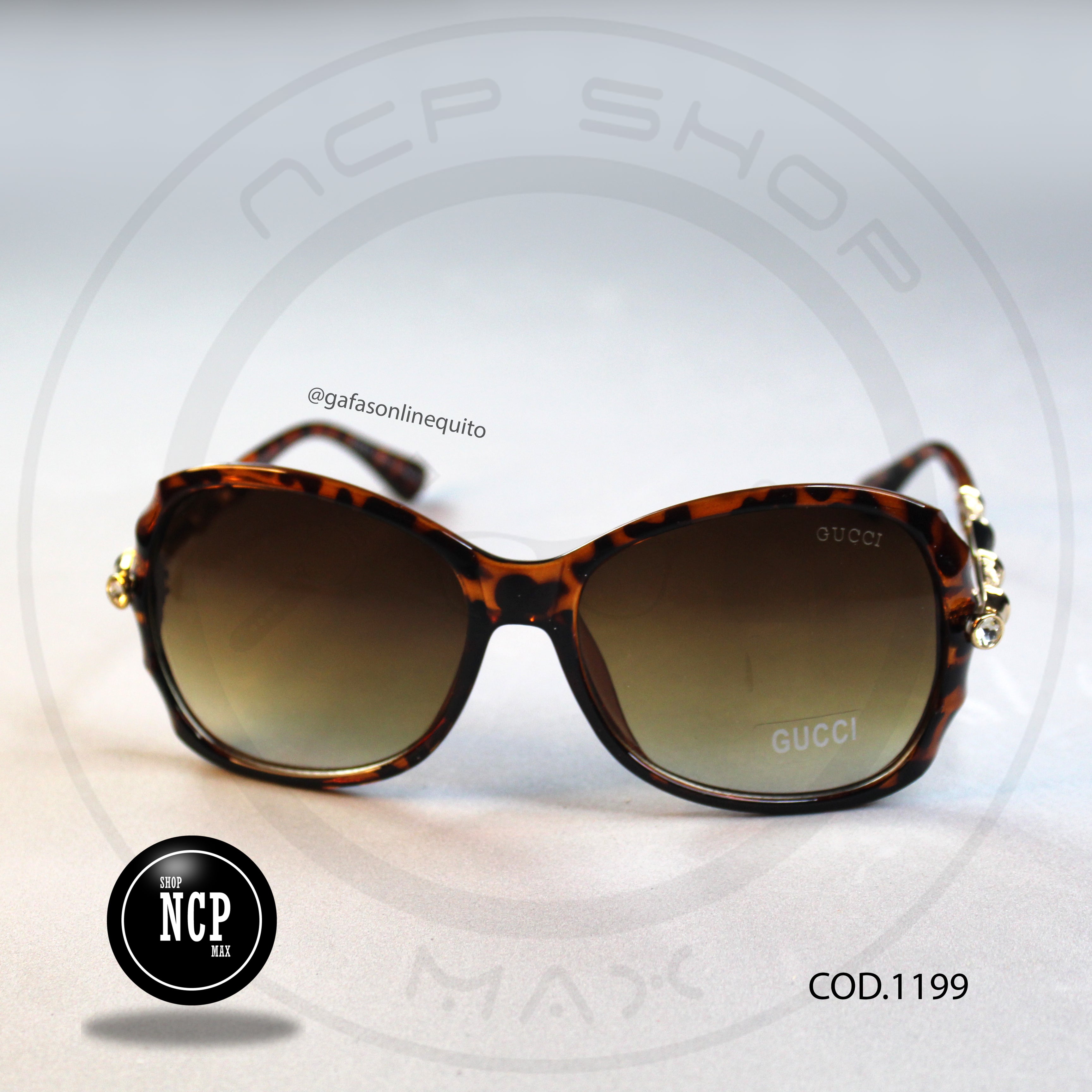 Gafas Animal Print Gradient Premium