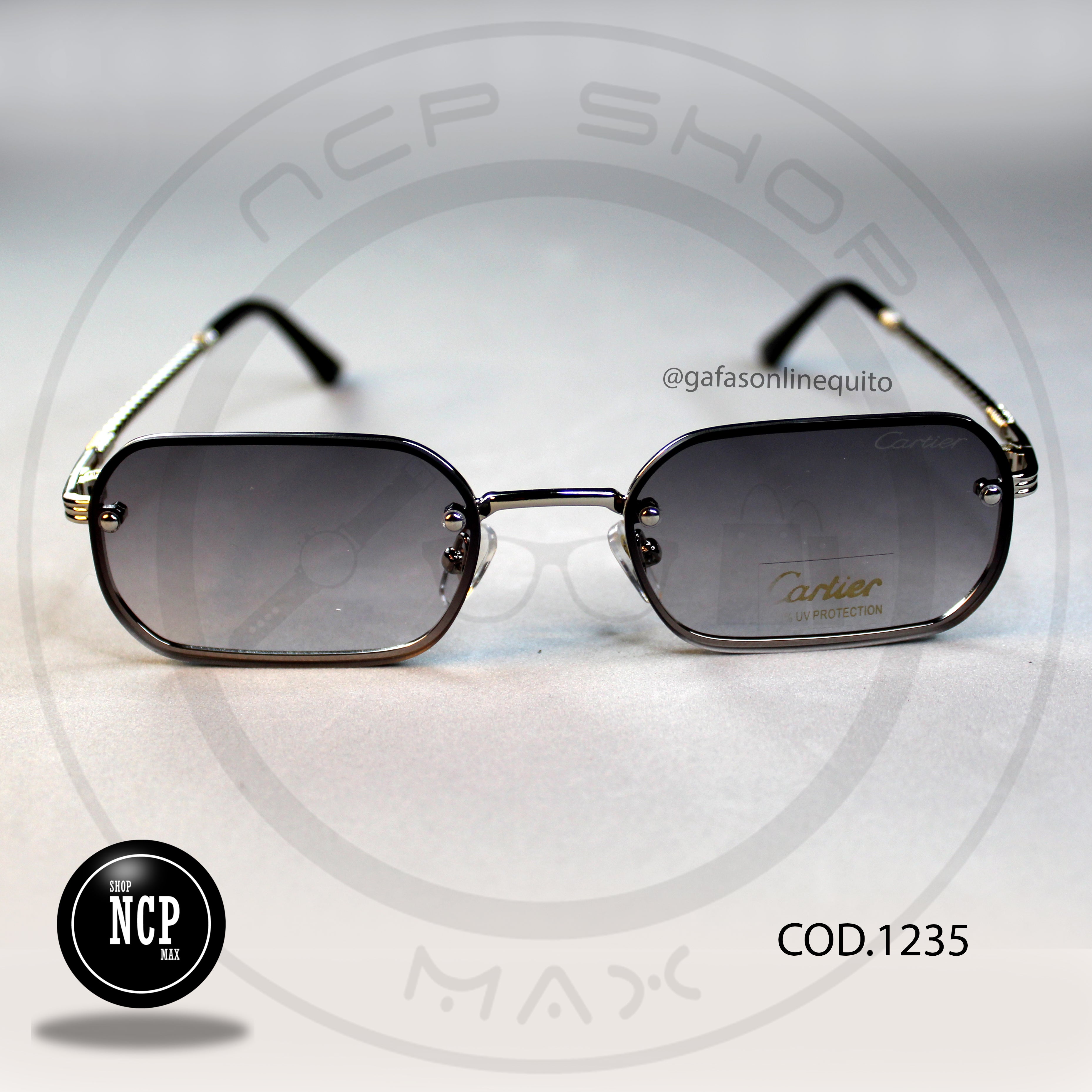 Gafas Rectangular Gradient Premium
