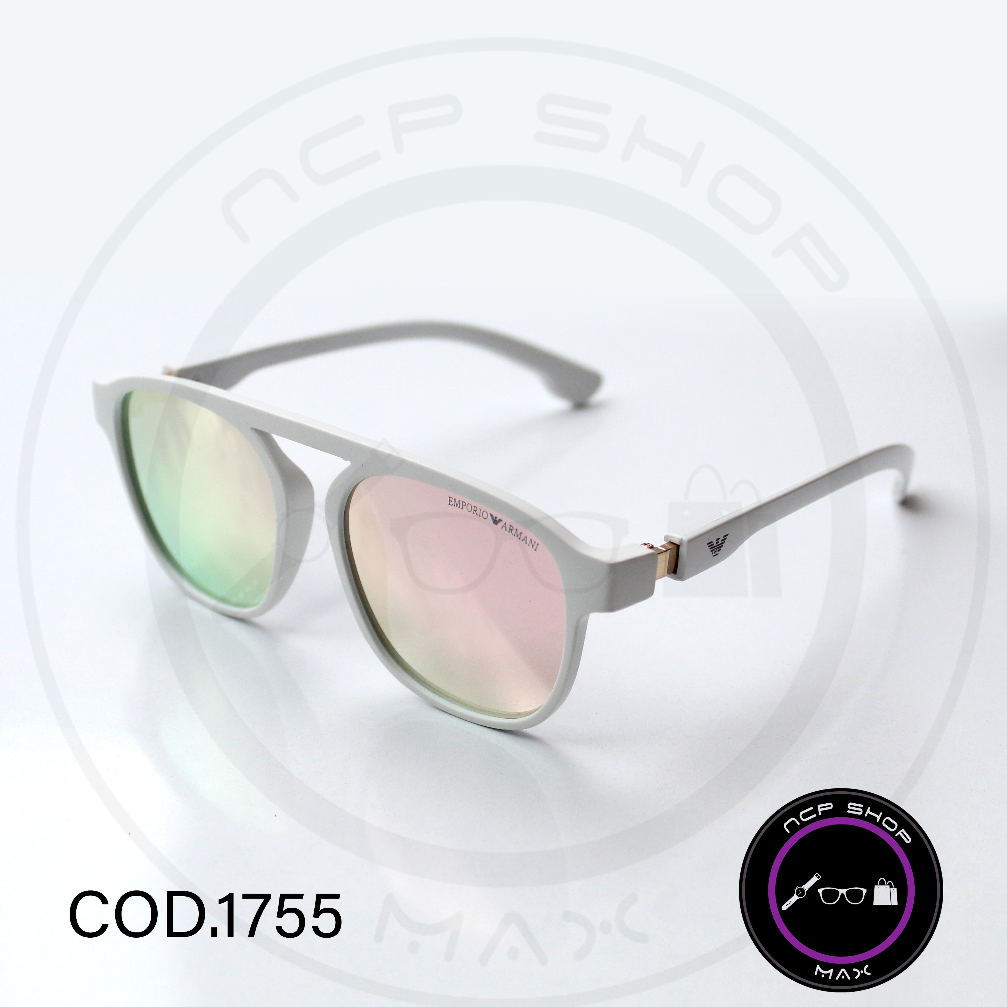 Gafas Minimal White Nude