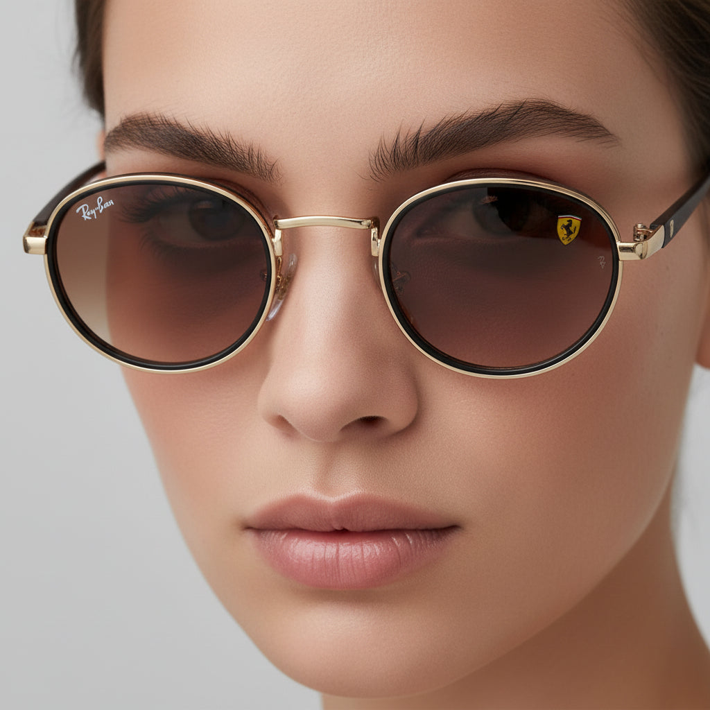 Gafas Elegant Brown Gradient